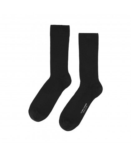 Deep Black Organic Socks...