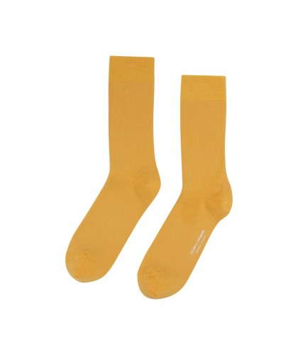 Burned Yellow Organic Socks...