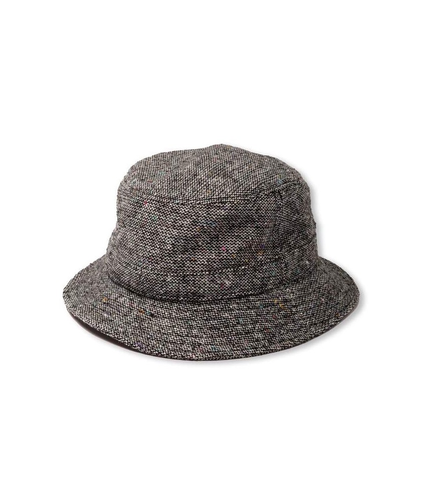 Heathered Grey Donegal Tweed Bucket Hat CORRIDOR