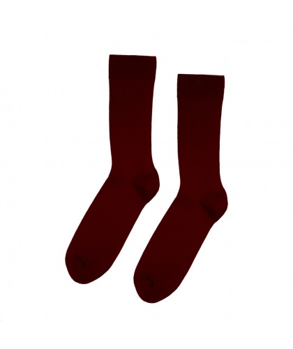 Oxblood Red Organic Socks...