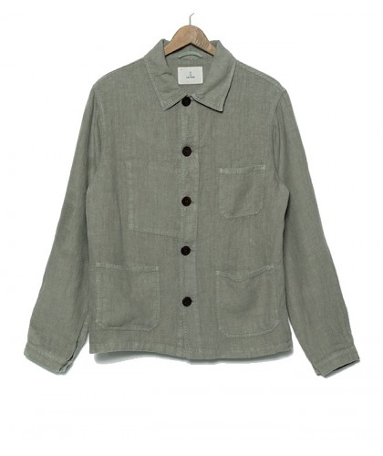 Sage Green Linen Jacket LA PAZ