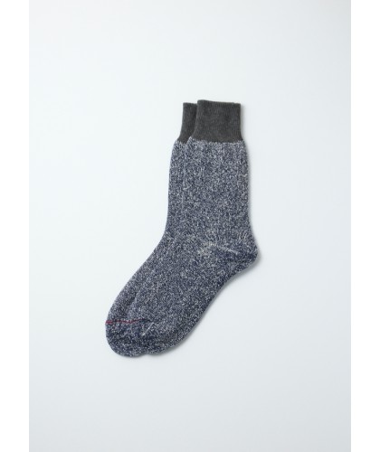 Navy Grey Cotton Silk Socks...
