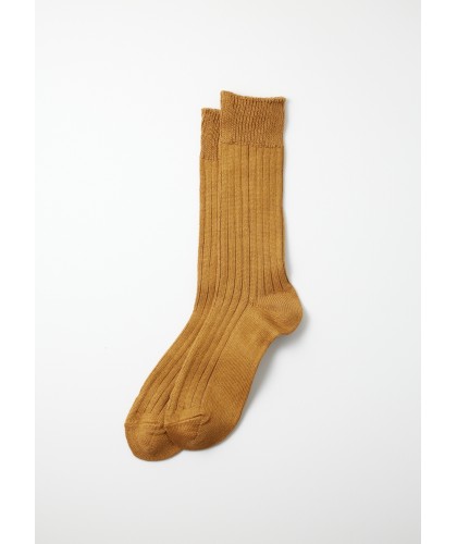 Gold Cotton Linen Socks ROTOTO