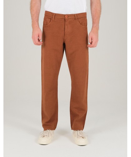 Pantalon Coton-lin 5 poches...