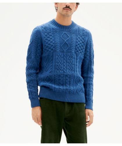 Rasta Blue Braided Sweater...