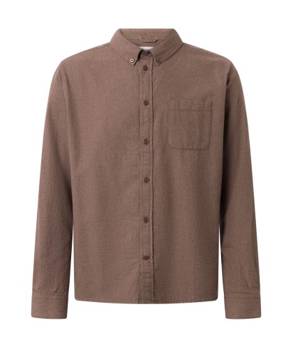 Brown Organic Flannel Shirt...