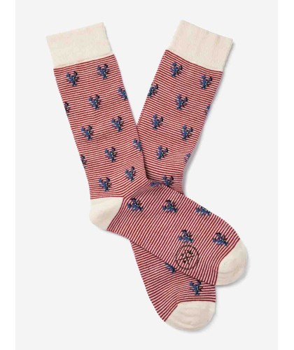 Chaussettes Homard Rouge...