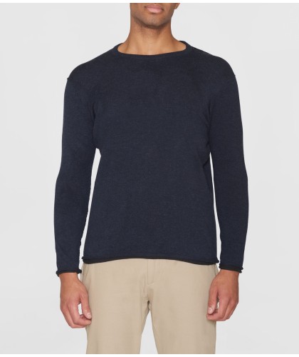 Double Layer Navy Sweater...