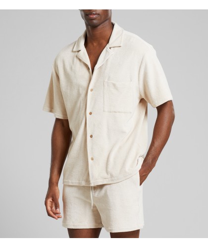 Oat White Terry Shirt...