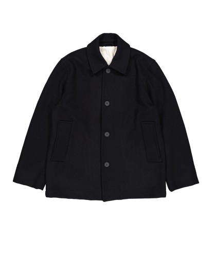 Navy Harbour Wool Coat PARAGES