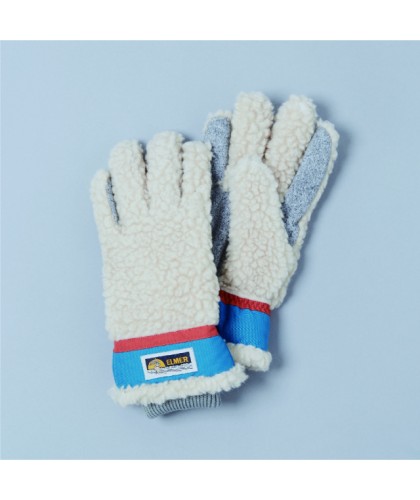 Gants Teddy Beige/Blue ELMER