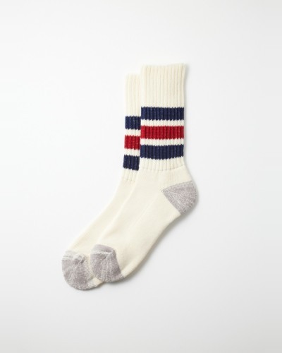 Ribbed Old School Navy/Red Socks ROTOTO