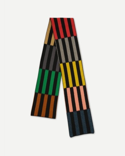 Multicolour Rectangles Scarf JO GORDON