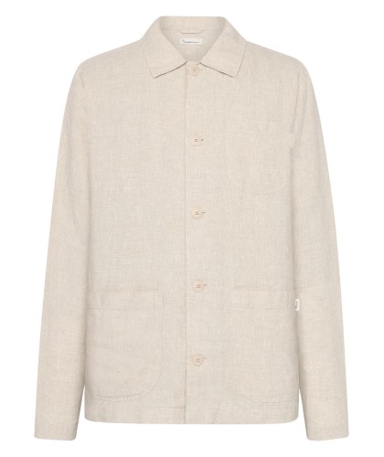 Ecru Organic Linen Jacket...