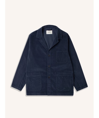 Port Navy Cord Jacket KESTIN