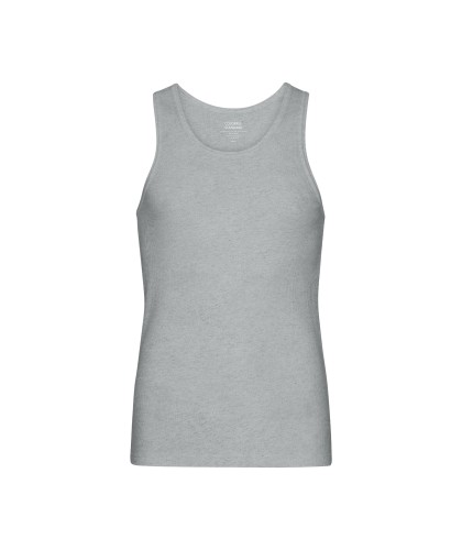 Heather Grey Organic Ribbed...