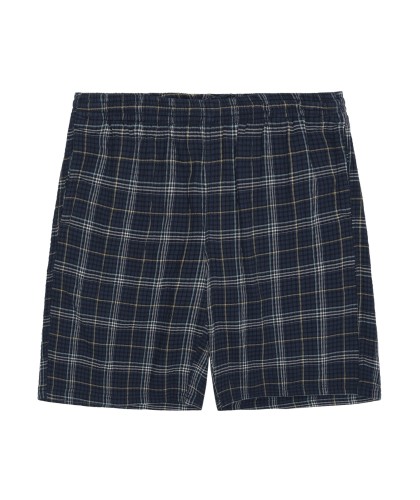 Navy Checked Seersucker...