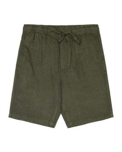 Olive Organic Linen Shorts KNOWLEDGE COTTON APPAREL