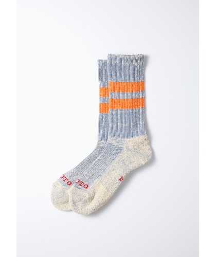 Pile Stripe Blue Orange...