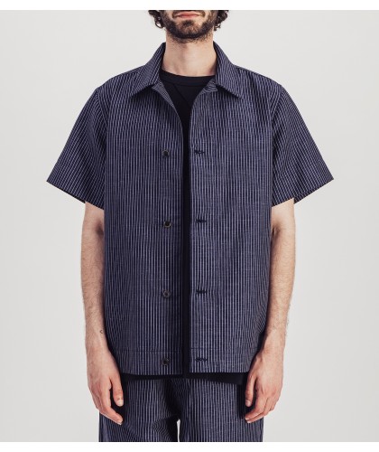 Easy Navy Striped Shirt...