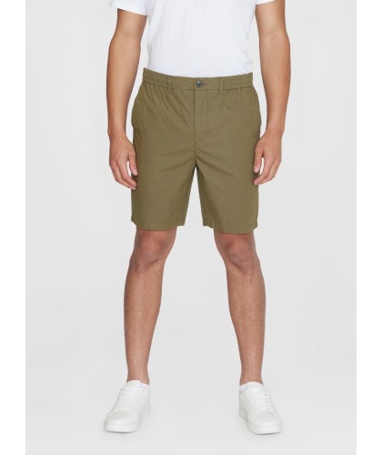 Olive Poplin Shorts...