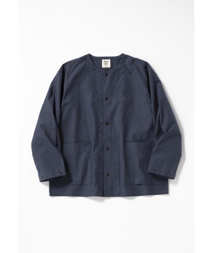 Back Nep Collarless Navy...