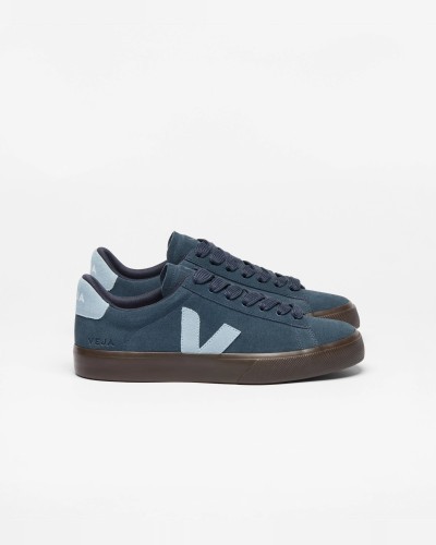 Campo Bold Suede Nautico Steel Eagle VEJA