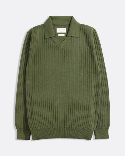 Polo ML Clifford Vert FAR AFIELD