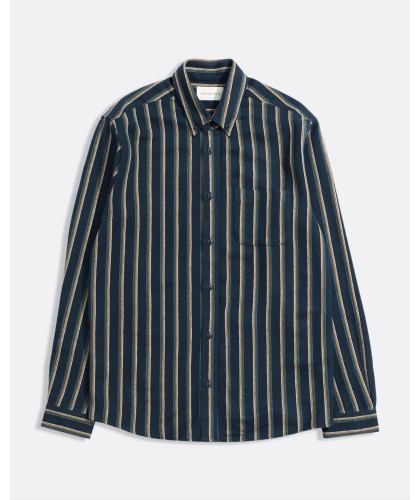 Kuki Stripes Brushed Navy...