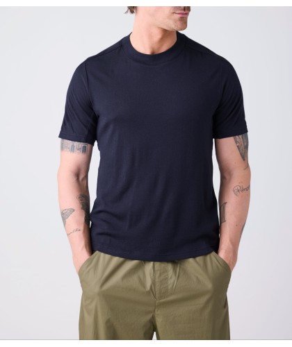 T-shirt mérino marine...