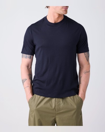 Navy merino tee KNOWLEDGE COTTON APPAREL