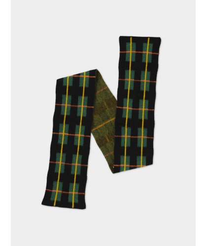 Brushed Tartan Black Scarf...