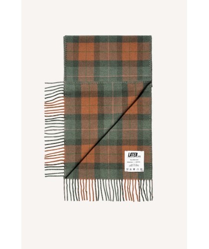 Echarpe Tartan Orange Vert...