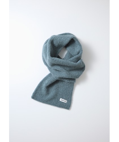 Blue-Grey Alpaca Bouclé...