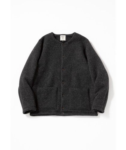 Veste en laine anthracite...
