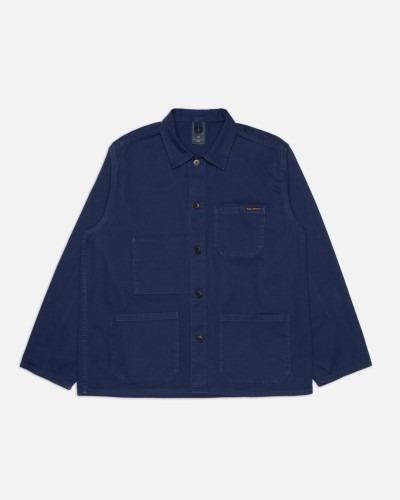 Veste Buddy Herringbone Deep Blue NUDIE JEANS