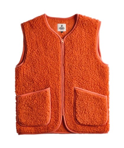 Pepitko Orange Wool Vest...