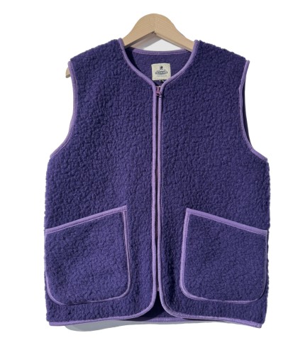 Pepitko Purple Wool Vest...