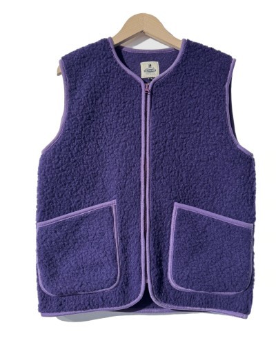 Pepitko Purple Wool Vest COLDBREAKER