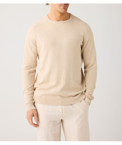 Ecru Cotton Cashmere...