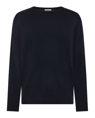 Navy Cotton Cashmere Sweater KNOWLEDGE COTTON APPAREL