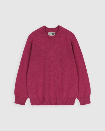 Acid Folk Outer Red Cotton Wool Sweater HOWLIN’