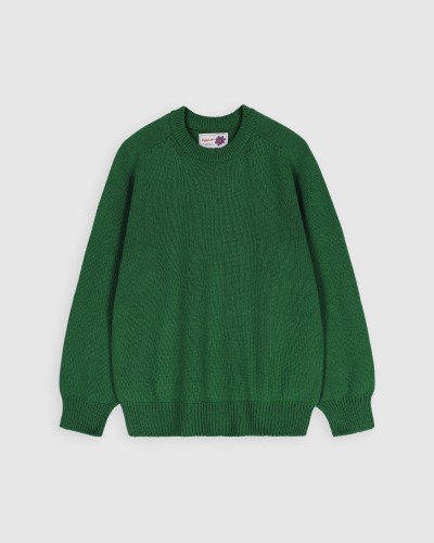 Acid Folk Green Whisper Cotton Wool Sweater HOWLIN’