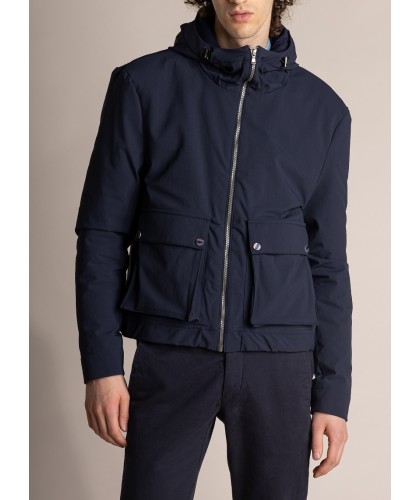 Blouson matelassé bleu...