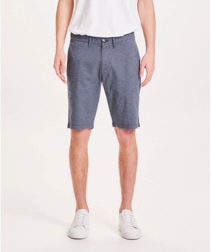 Bermuda à carreaux bleu...