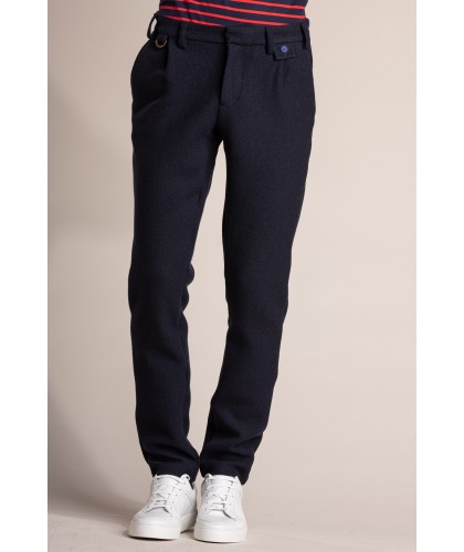 Pantalon Pleat Pant Marine...