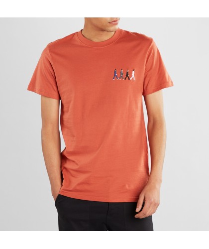 T-shirt bio brodé Beatles...