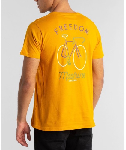T-shirt bio jaune Freedom...