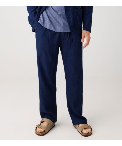 Dobby indigo Pants...