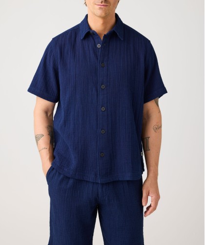 Chemise Relaxed Indigo...
